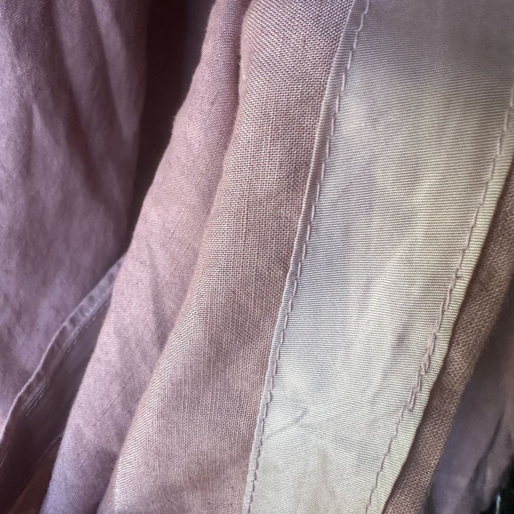 Free People Wide-Leg Chinos in Dusty Rose - Picture 5 of 8